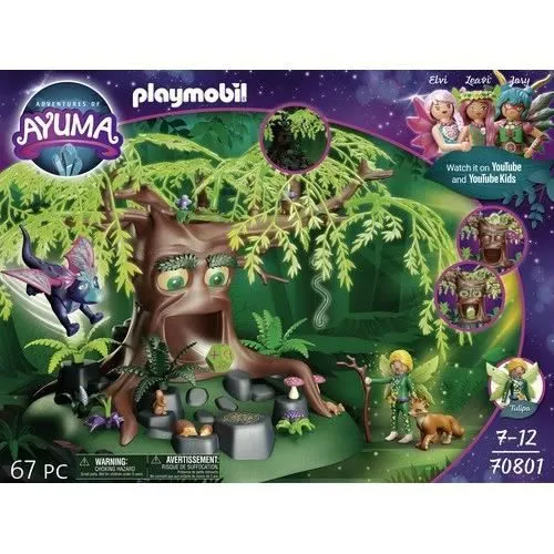 PLAYMOBIL - 70801 - AYUMA - Arbre de la Sagesse - Figurine, Animaux et Arbre Magique-7