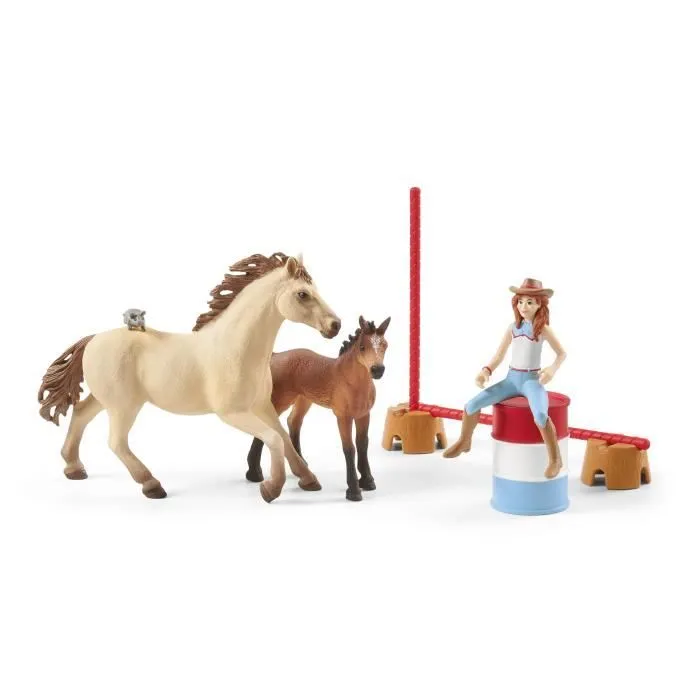 Entrainement au ranch, Coffret schleich univers équestre, coffret figurines pour enfants de 5 ans et plus, schleich 72157 HORSE-3