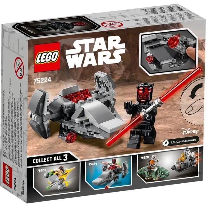 LEGO Star Wars™ 75224 Microvaisseau Sith Infiltrator™ - Jeu de Construction-1