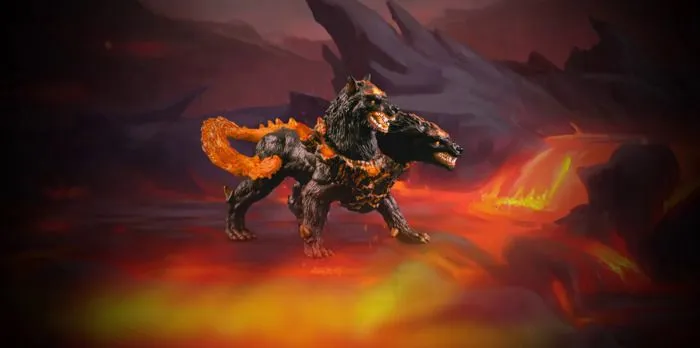 Figurine Cerbère de lave, Enfant, 7 ans et plus, SCHLEICH 42451 Eldrador Creator-1