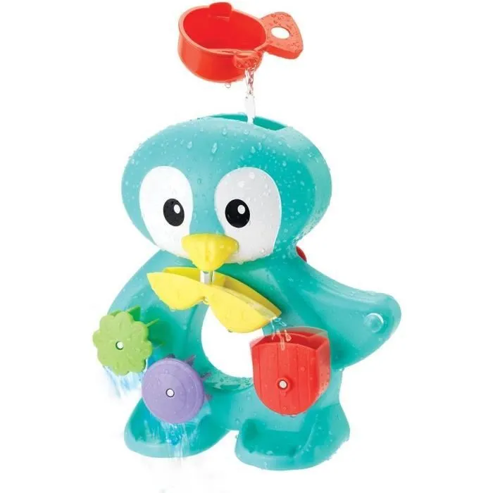 Jouet de bain - INFANTINO - Pingouin rigolo pour le bain-0