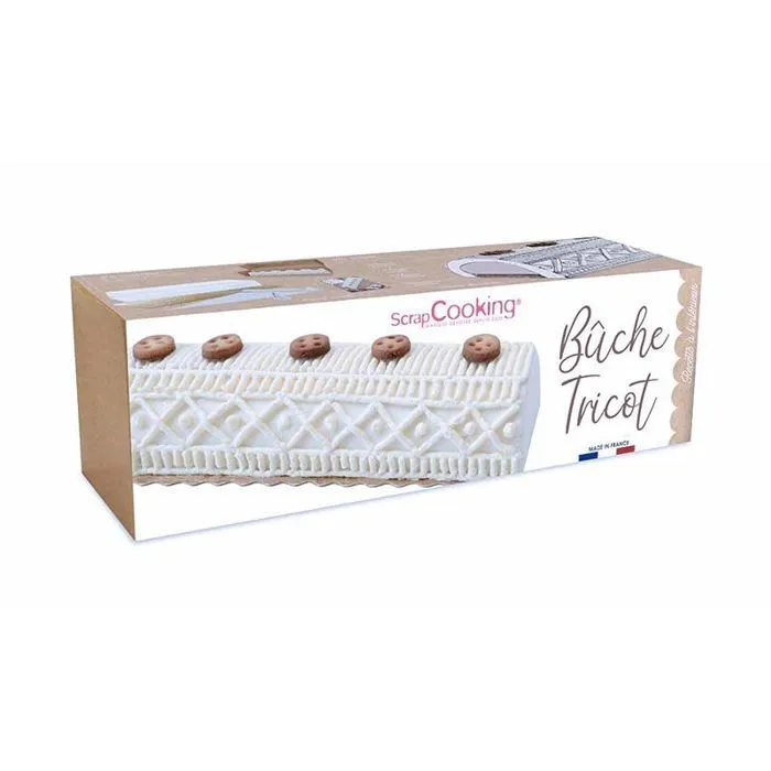 Kit bûche de Noël en tricot-0