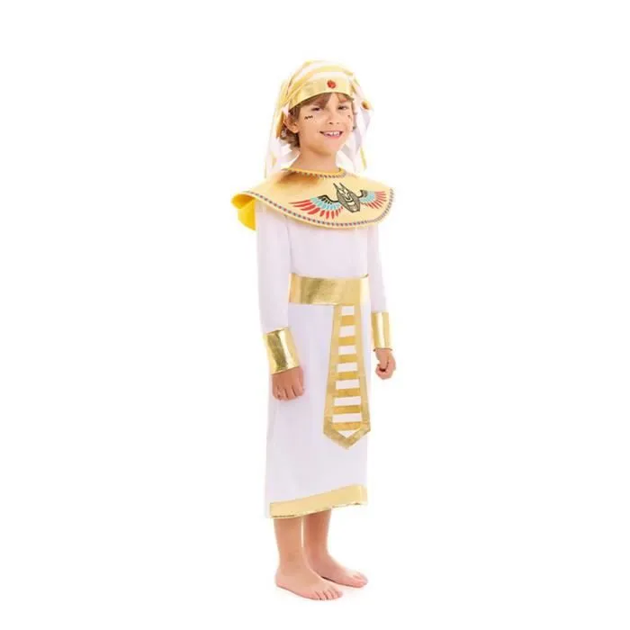 Partilandia Déguisement de pharaon égyptien enfant (7-9 ans)-3