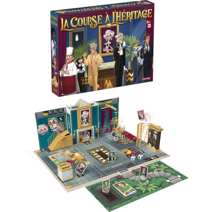 LANSAY - LA COURSE A L'HÉRITAGE - Jeu de société - 2 à 6 joueurs - Dès 8 ans-3