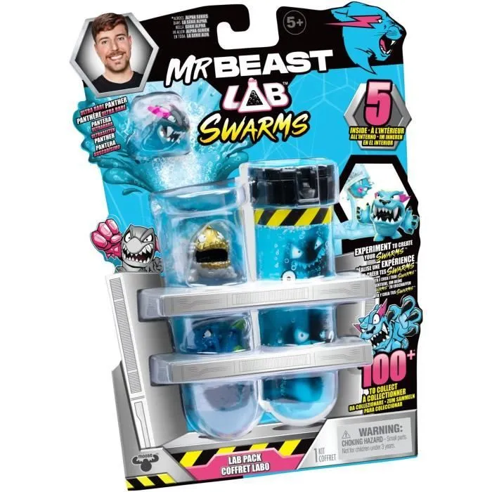 Figurines Miniatures - MrBeast Lab Swarms - 5 modèles aléatoires, 2,5 cm, plus de 100 à collectionner-2