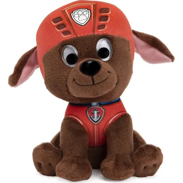 PAT PATROUILLE - PELUCHE 15 CM ZUMA Paw Patrol Gund - 6058443 - peluche douce et lavable dès 12 mois-0