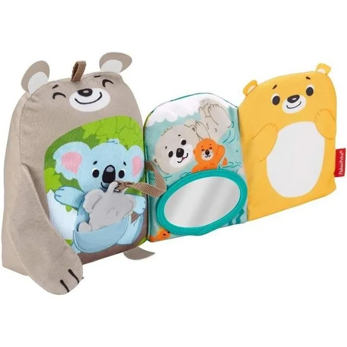 FISHER-PRICE Mon Livre Peluche d'Activités - 3 mois et +-0