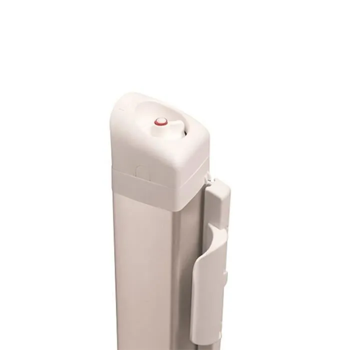Barrière de sécurité enroulable - LASCAL - KiddyGuard Avant Blanc - Sans seuil - Pression - Portillon-1