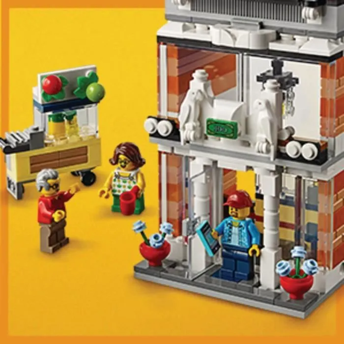 LEGO® Creator 31097 L’animalerie et le café-4