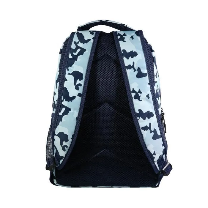 BAGTROTTER Set de sac à dos, sac gym et trousse Bagtrotter Bleu Camouflage-2
