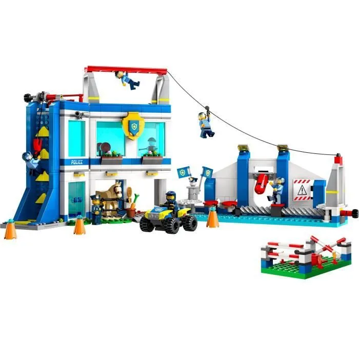 LEGO® City 60372 Le Centre d’Entraînement de la Police, avec Figurine de Cheval, Jouet Voiture-1