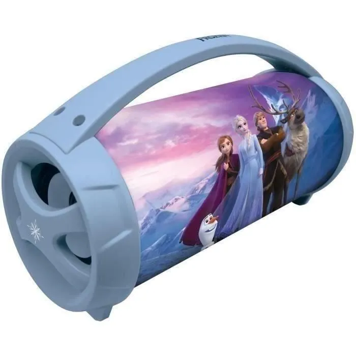 Enceinte Bluetooth® Sans-Fil Lumineuse avec Micro La Reine des Neiges-1