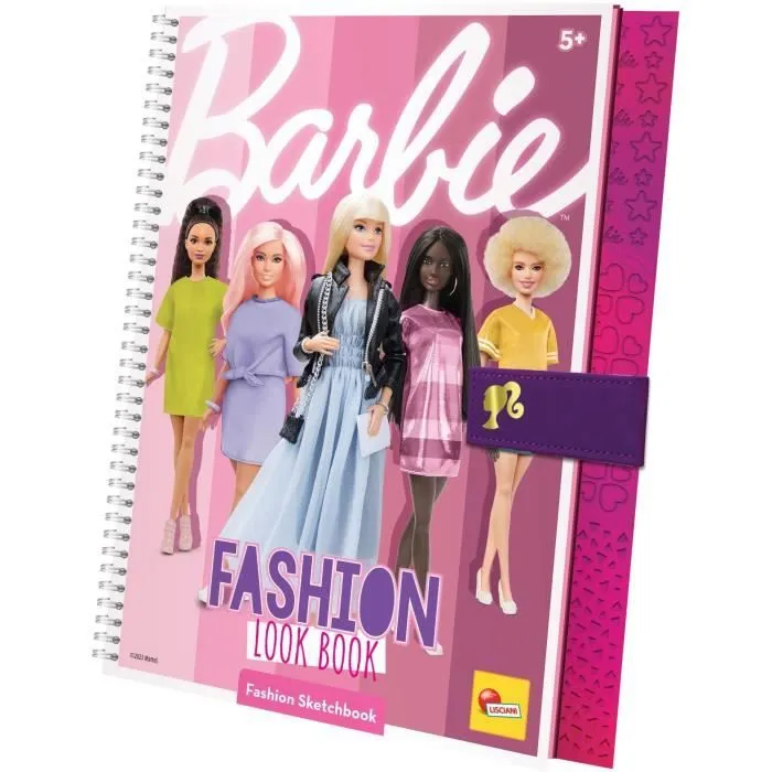 Livret de création collection de mode - Barbie sketch book fashion look - LISCIANI-6