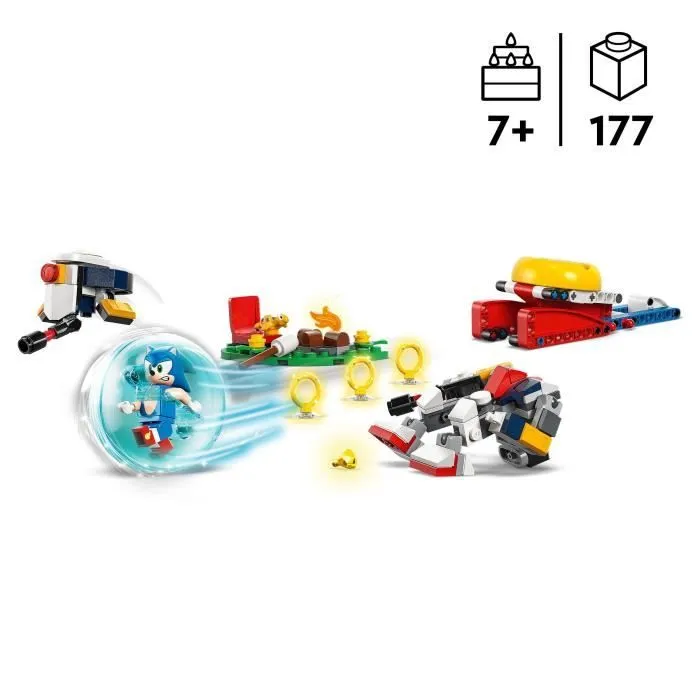 LEGO Sonic the Hedgehog 77001 Conflit au feu de camp de Sonic Jouet pour enfants dès 7 ans-1