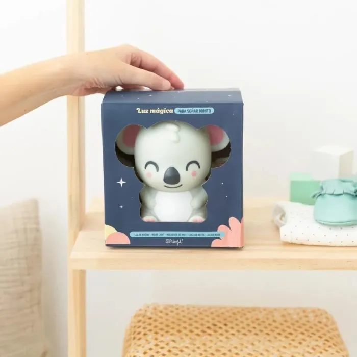 Veilleuse - MR.WONDERFUL - Koala blanc - PVC - Pile-2