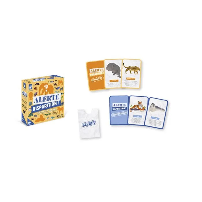 Jeu Alerte Disparition ! Animaux Menacés-2