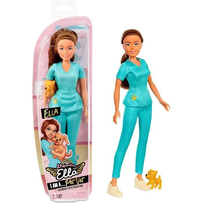 Dream Ella I AM Fashion Doll - Vétérinaire - Poupée Mannequin 29 cm-0