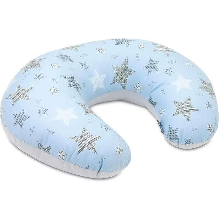 Bellochi Coussin D'allaitement avec Housse Coussin Allaitement 40x60 cm - 100% Coton - Rigel Star-0
