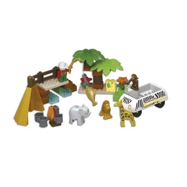 Kit de construction Unico Safari - Marque UNICO - 55 pièces en plastique - Pour enfant-1
