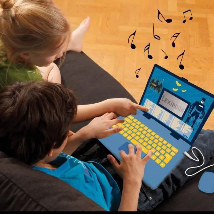 Ordinateur portable éducatif Batman - LEXIBOOK - 124 activités - Français/Anglais-2