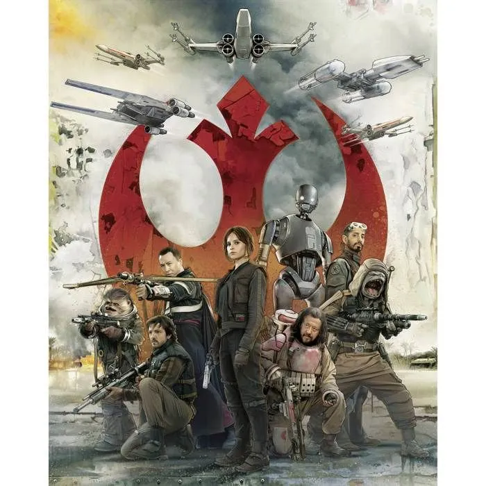 Poster XXL - Star Wars - Rogue One - 200x275 CM - Multicolore - Lavable - Décoration murale-2