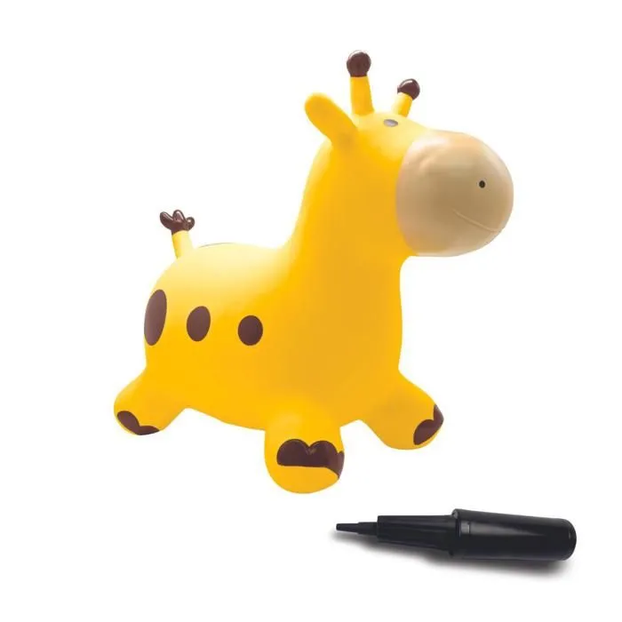 Girafe sauteuse gonflable - Lexibook - 45 cm H - Pompe manuelle incluse - Dés 3 ans-1