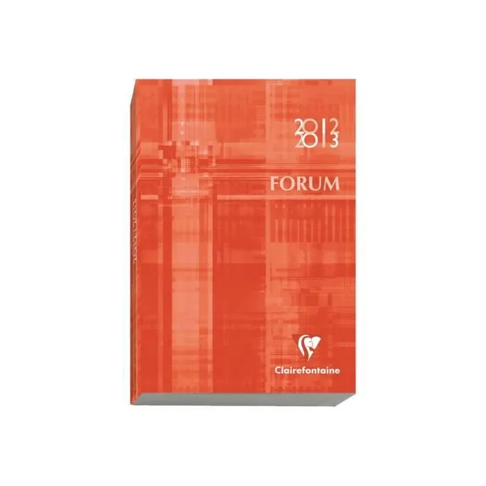 Agenda - Clairefontaine - Forum Metric - 1 jour par page - 120 x 170 mm - Couvertures assorties-1