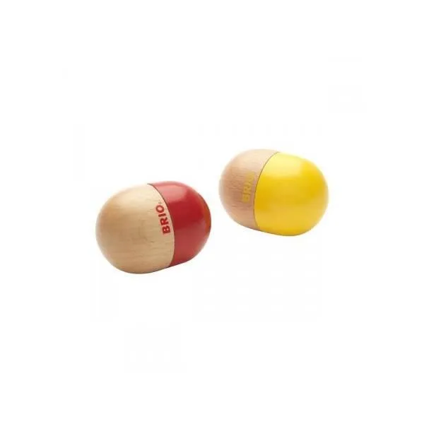 Maracas Œufs Sonores - BRIO - 30180 - Jouet en bois - Mixte - à partir de 6 mois-0