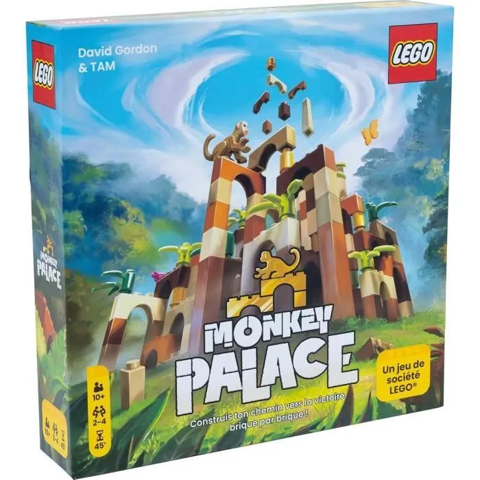 Lego® Monkey Palace - Asmodee - Construisez Votre Chemin vers la Victoire Brique par Brique ! - 10 ans et + - 2 à 4 Joueurs - 45 mn-0