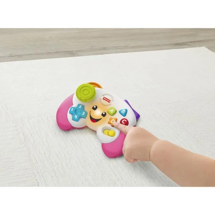Fisher-Price-manette de jeu et d’apprentissage Rires et Éveil HXY11-4