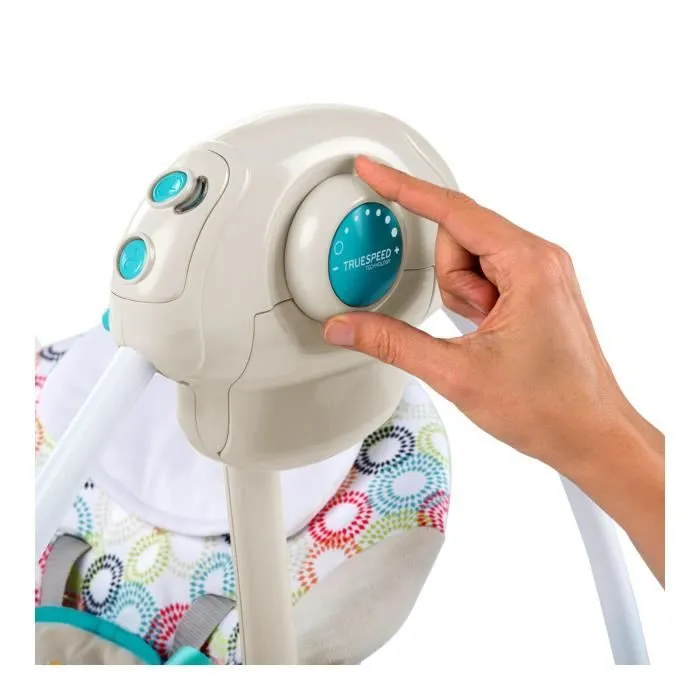 Balancelle Compacte Petite Jungle™ - BRIGHT STARTS - Maintien de vitesse - Mélodies apaisantes-1