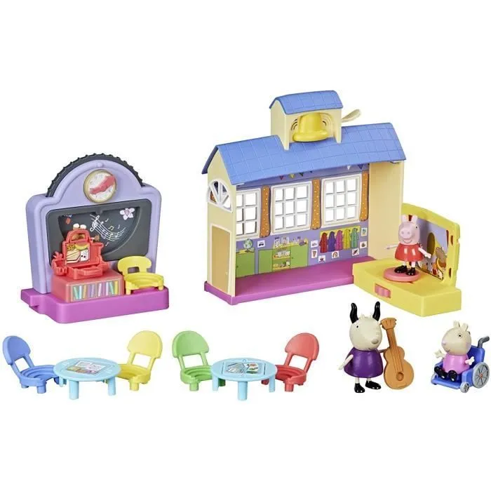 Jeu de l'école Peppa Pig - HASBRO - Scuola di Peppa Pig - Bleu - 3 ans - Enfant-1