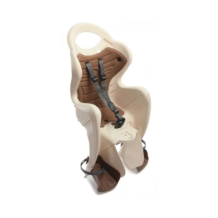 Siège bébé vélo - Bellelli - Mr Fox - Beige vintage - Ergonomique - Sécurité EN 14344-1