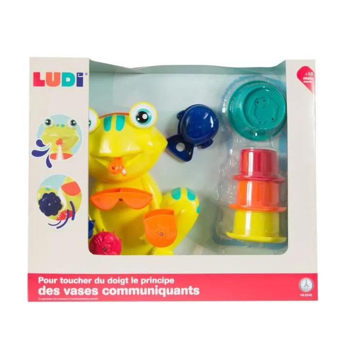 LUDI Jouet de Bain Coffret "Grenouille"-4
