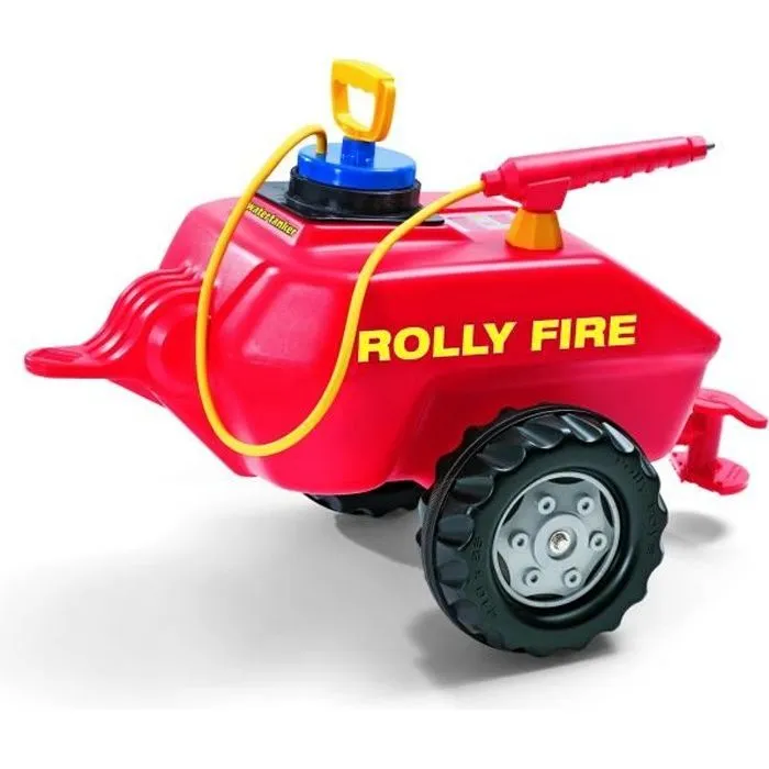 Remorque Pompier ROLLY TOYS - Citerne avec lance à eau - Garçon et Fille - 3 ans et plus-0