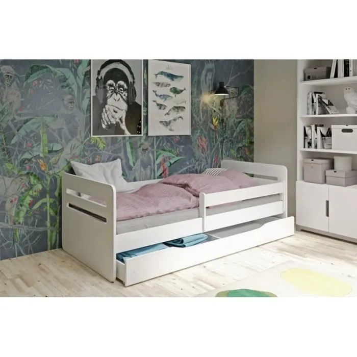 Lit - Kocot Kids - Tom blanc - 80x180 cm - A lattes - 2 places-2