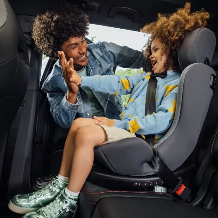 BEBECONFORT Siège auto évolutif pivotant 360° EvolveFix i-Size - Gr 0/1/2/3 - Isofix - 0 à 12 ans (36 kg) - 40-150 cm TINTED BLACK-3