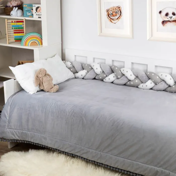 Coussin doudou enfant décoration 200 cm - TOTSY BABY - Gris - La Chambre des enfants - Pour les enfants-3