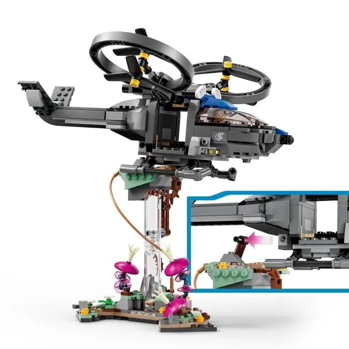 LEGO Avatar 75573 Les Montagnes Flottantes : le Secteur 26 et le Samson RDA, Jouet, Figurines-2