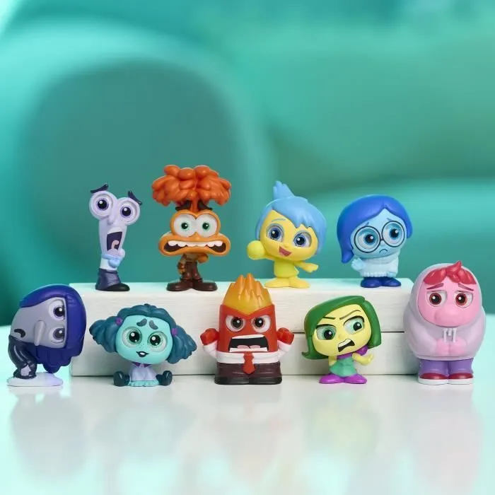 Figurines à collectionner - DISNEY PIXAR Doorables - Coffret Collector Vice-Versa 2 - 9 figurines exclusives inspirées du film-1