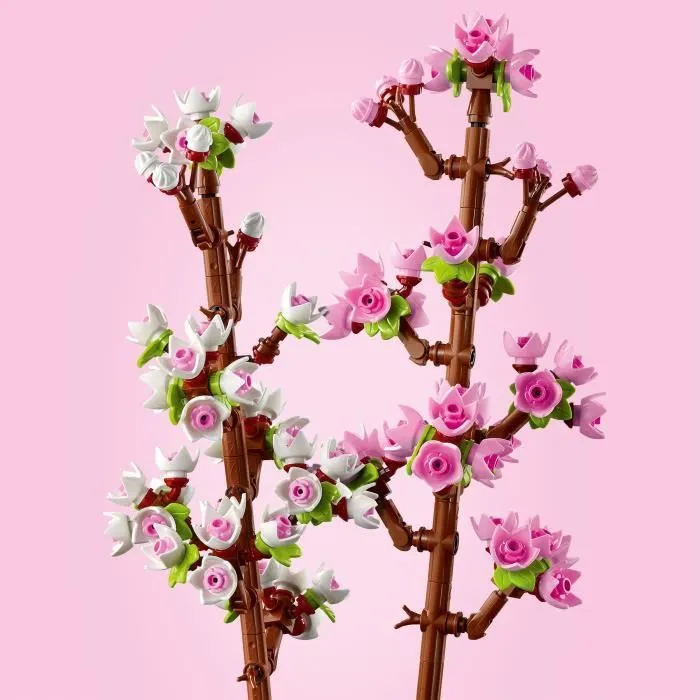 LEGO® 40725 Creator Les Fleurs de Cerisier, Décoration de Chambre et Accessoire de Bureau, Modèle Bouquet de Fleurs-2