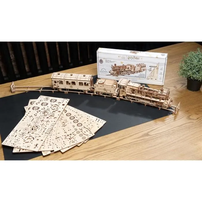 UGEARS Harry Potter Hogwarts Express Train en Bois à Construire - 3D Puzzle maquette en bois à construire-3