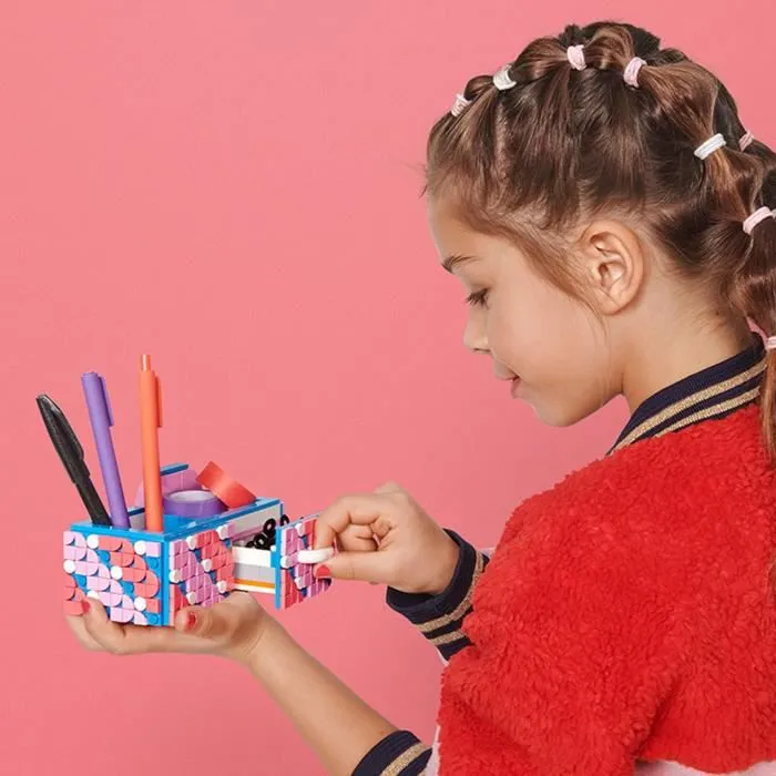 LEGO® DOTS 41907 La Boîte de Rangement, Activité Manuelle, Déco de Bureau, Loisirs Créatifs et Bricolage pour Enfant-3