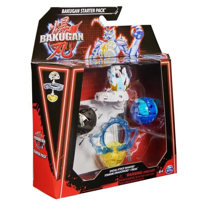 Starter Pack Bakugan - BAKUGAN - 2 Bakugan + 1 Bakugan Special Attack - Rouge-2