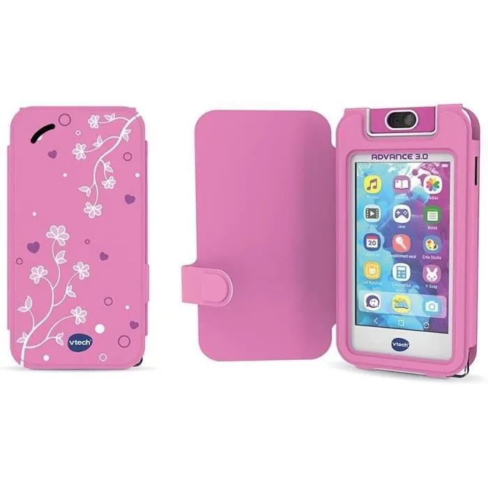 Etui de Protection Rose pour KidiCom Max 3.0 / Advance 3.0 - VTECH-0