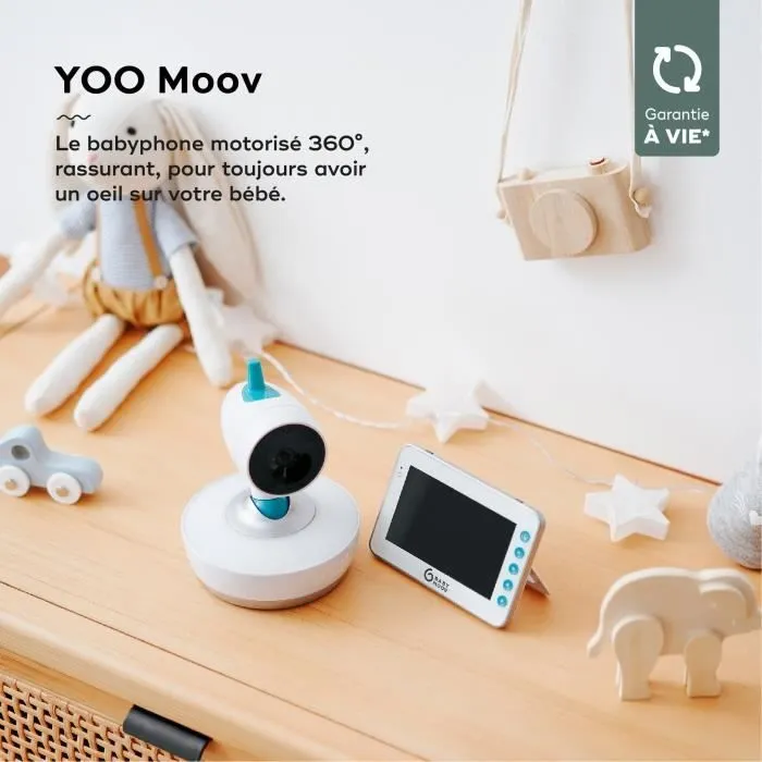 Babyphone Babymoov Babyphone Caméra YOO Moov-1