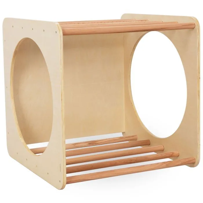 Cube d'escalade en bois - Jouet Montessori - Jouet à Bascule - Utilisation intérieure/extérieure - Max 80 KG-3