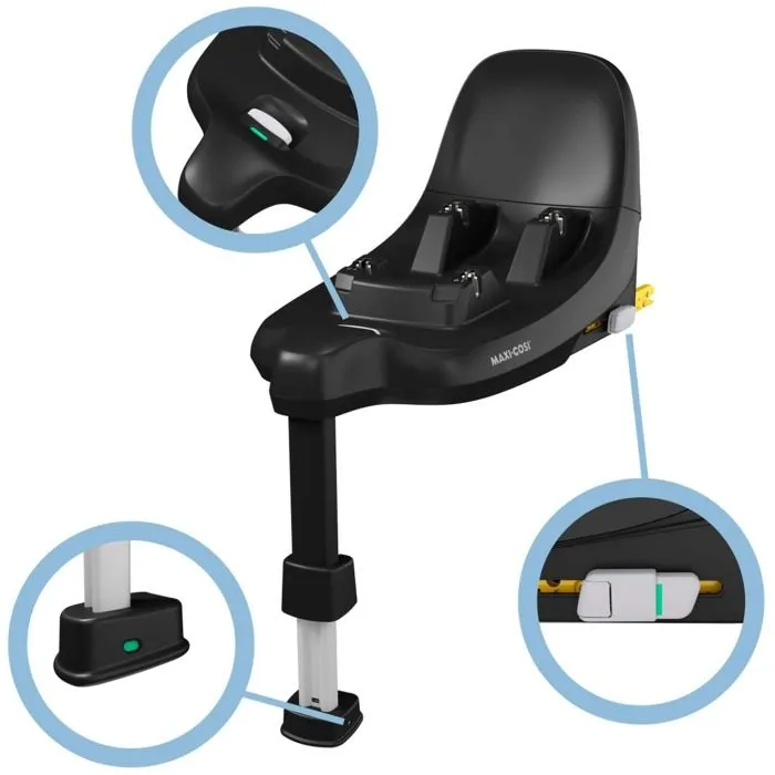 MAXI-COSI Embase FamilyFix S, De la naissance à 4 ans, compatible Cosi Pebble S et Siège Pearl S-2
