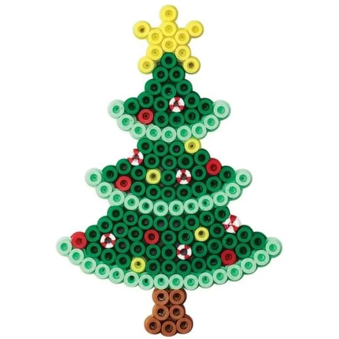 Jouet créatif - HAMA - Perles à repasser midi Arbre de Noël - 450 perles - 5,0 mm - Mixte-1