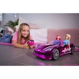 Voiture radiocommandée Barbie Dream Car - Cabriolet sport coupé - MONDO-5